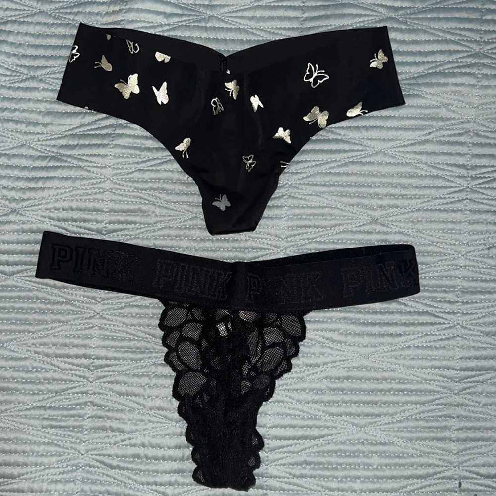 VS black thongs